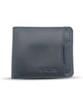 Dito Multi Slot Black Bifold Wallet (Pure Cow Leather)