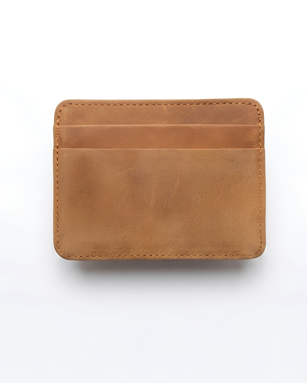Dito Camel Double side Card Hollder (Pure Leather)
