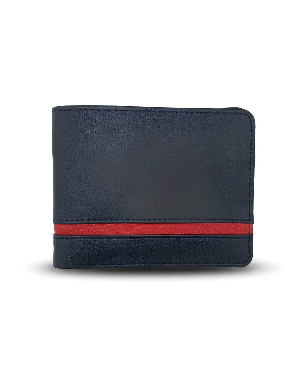 Dito Dotted Red Bifold Wallet (Pure Cow Leather)