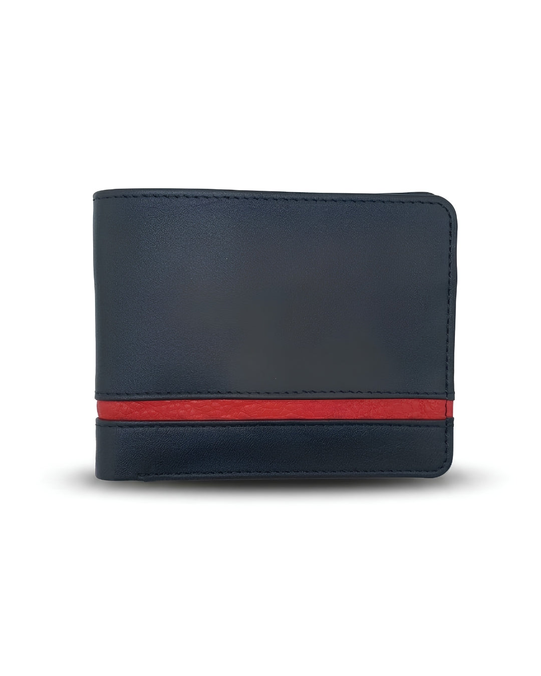 Dito Dotted Red Bifold Wallet (Pure Cow Leather)