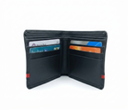Dito Dotted Red Bifold Wallet (Pure Cow Leather)