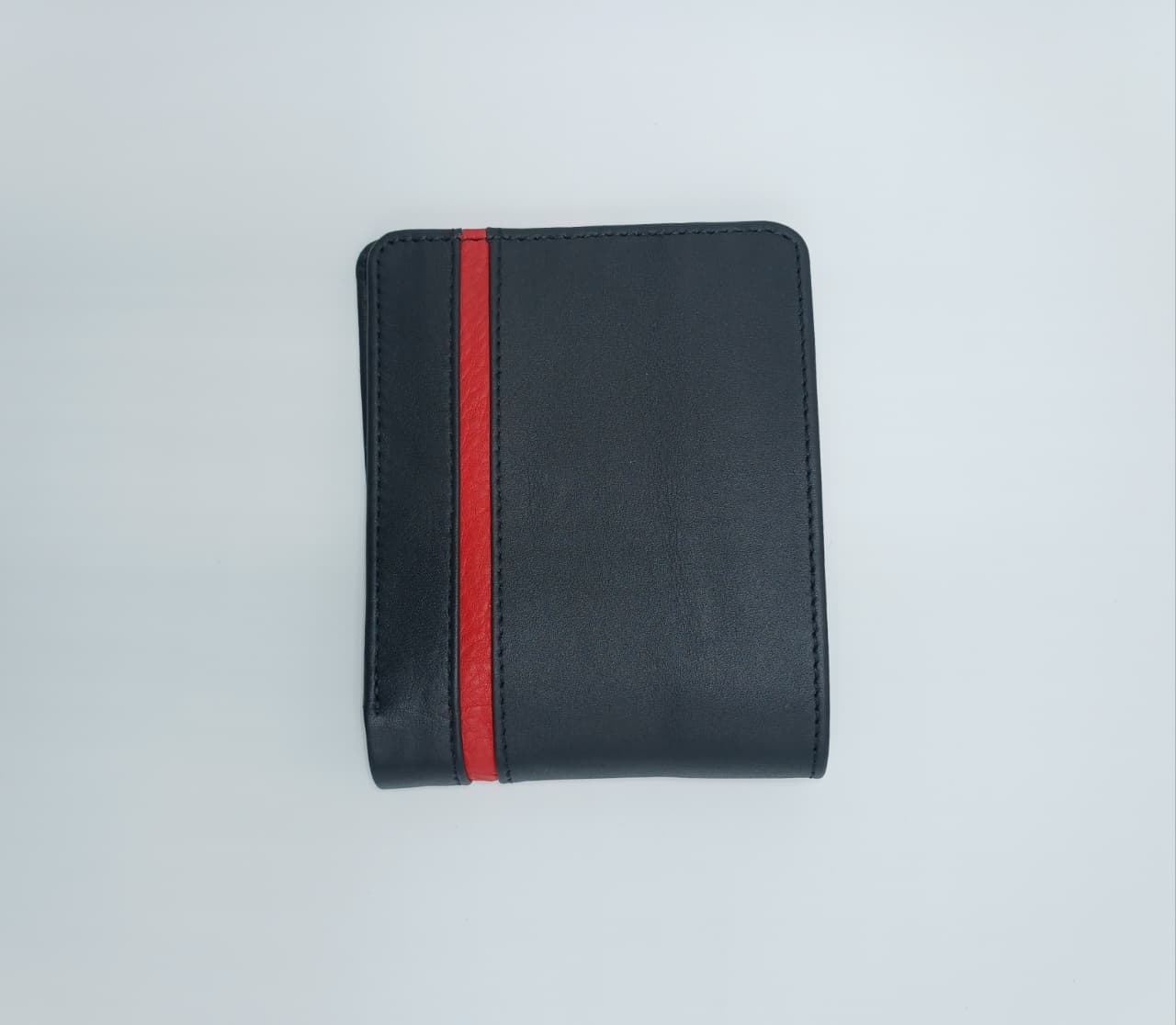 Dito Dotted Red Bifold Wallet (Pure Cow Leather)