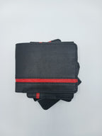 Dito Dotted Red Bifold Wallet (Pure Cow Leather)