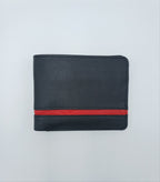 Dito Dotted Red Bifold Wallet (Pure Cow Leather)