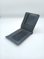 Dito Multi Slot Black Bifold Wallet (Pure Cow Leather)