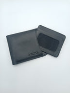 Dito Multi Slot Black Bifold Wallet (Pure Cow Leather)